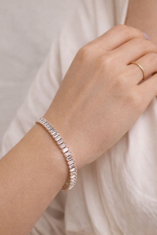 Rose Gold Tennis Bracelet
